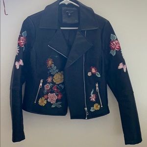 Faux leather jacket